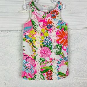 Lilly Pulitzer 20th anniversary colorful Floral summer Dress size 6X